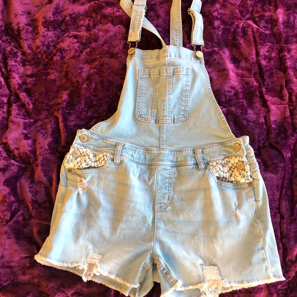 Overall Shorts
